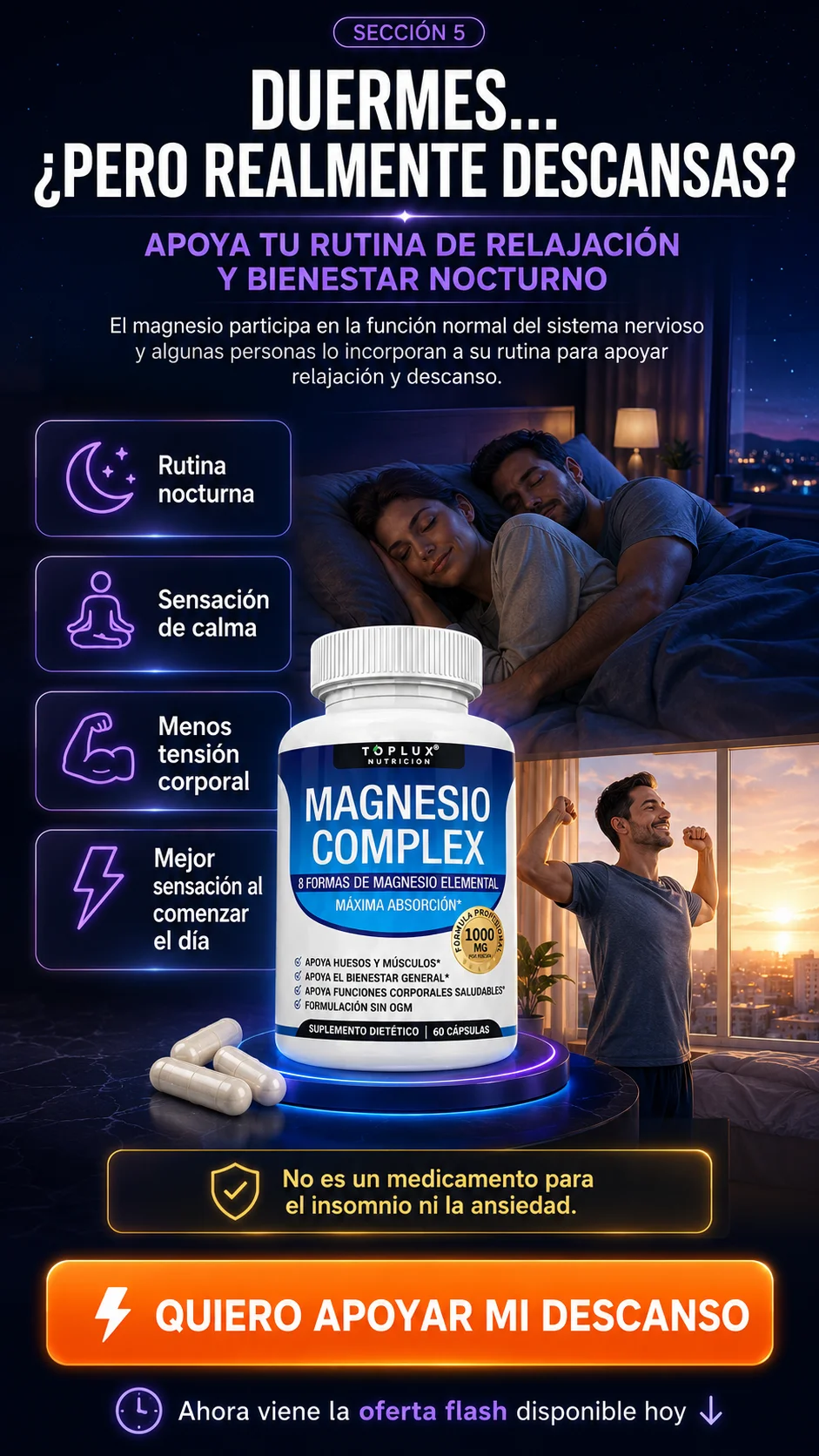 Magnesio Complex 8 en 1 — Máxima absorción y bienestar integral
