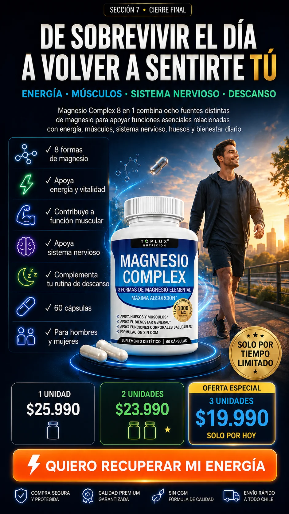 Magnesio Complex 8 en 1 — Máxima absorción y bienestar integral